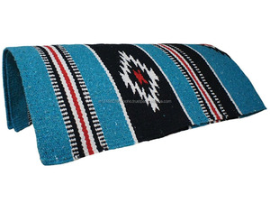 Manta de Silla de Montar Navajo Occidental Rosa 30x30 Pulgadas - Product Image 2