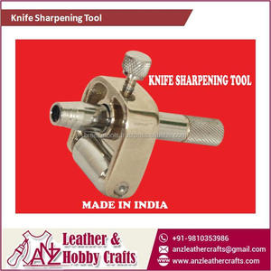 Professional Knife Sharpening Tool for Leather Craft <b>Blade</b> Edge | <b>Sharpener</b> Precision Honing Tool India Made Stainless Steel Kit - Product Image 1