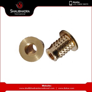 Écrou d'insertion à plusieurs têtes en laiton de qualité supérieure de haute qualité Inserts d'expansion barbelés Finition polie Prix de gros Fournisseur Écrous - Product Image 3