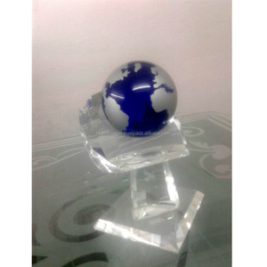 Globe de cérémonie en cristal, décoration de bureau, en cristal, prix en gros, cadeau d'entreprise, - Product Image 1