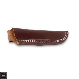Funda de cuchillo de cuero de vaca bronceado con material de nailon duradero Soporte OEM y ODM personalizable - Product Image 2