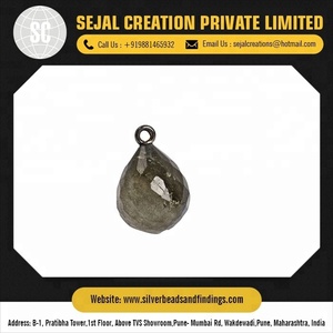 Colgantes de plata 925 con piedras preciosas de topacio facetado Colgantes de abalorios de boda - Product Image 4