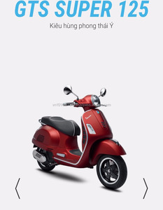 Scooter à essence 125cc, vente en gros, du Vietnam, nouvelle mode, couleur rouge/blanc - Product Image 2