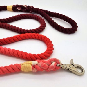 Coral Ombre Rope <b>Dog</b> <b>Leash</b>, Adjustable - Product Image 1
