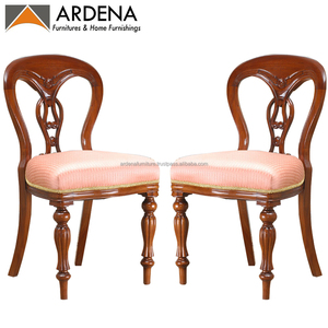 Ardena de alta calidad, estilo de boda francés Vintage, sillas de comedor de madera maciza de caoba, conjunto de muebles de comedor para apartamento - Product Image 3