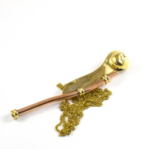 Silbato Náutico de Latón de Alta Calidad, Silbato de Comandante, Silbato Deportivo para Árbitro, Cadete, con Cadena - Product Image 2