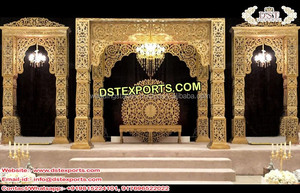 Scène de mariage indienne de grande envergure, décoration exclusive pour mariage hindou, nouvelle scène de mariage hindou traditionnelle, Australie - Product Image 2