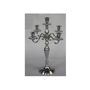 เชิงเทียนโลหะในอลูมิเนียมหล่อและกระจกขัดที่มีอยู่ในเสื่อเสร็จยังตกแต่งโต๊ะแต่งงาน - Product Image 3