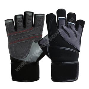 ถุงมือยิมยกน้ำหนักออกกำลังกายที่บ้านทำจากหนังทนทานขายส่งโลโก้ออกแบบได้ตามต้องการ - Product Image 5