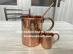 Taza de cobre para Moscow Mule en forma de cilindro - Product Image 4