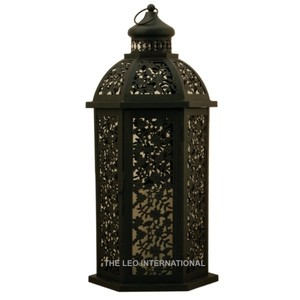 Linterna negra decorativa marroquí - Product Image 1