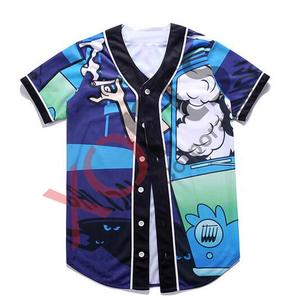 Último Modelo en Venta, Uniforme de Béisbol y Sóftbol para Hombre, Diseño Sublimado con Botones, Personalizado OEM - Product Image 1
