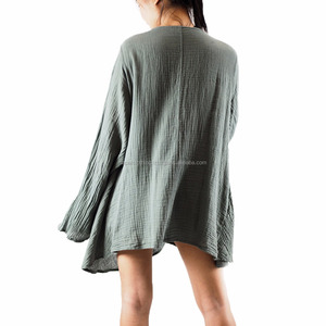 NAPAT Gros Personnalisé Nouvelle Arrivée Etnic Tripbal Lin Pure Kimono Femme Veste - Product Image 2