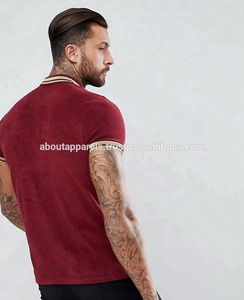 Polos pour hommes, en velours, style décontracté, personnalisé, de haute qualité, bon marché, collection - Product Image 2