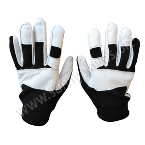 2019 High Quality Safety Mechanic Leather Working Gloves - Product Image 3