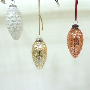 Boules d'arbre décoratives de noël suspendues en forme de cœur, ornement - Product Image 4