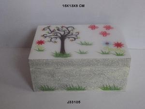 Organisateur de boîte à bijoux en bois rectangulaire imprimé de conception d'arbre papillon disponible dans toutes les tailles pour des cadeaux de nouveauté de femmes filles - Product Image 4