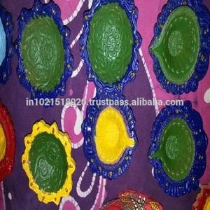 Venta al por mayor de diseños de madera Rangoli espejo de pared colección promocional - Product Image 3