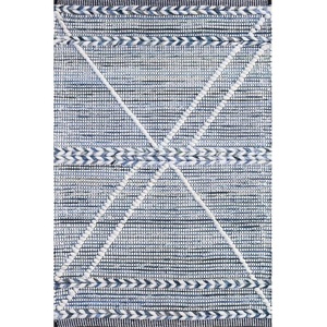 พรมยีนส์อัพไซเคิลเป็นมิตรกับสิ่งแวดล้อมสำหรับห้องนั่งเล่นสำนักงานห้องครัวลานรับประทานอาหาร-ทันสมัยและสำหรับการเฉลิมฉลองปีใหม่! - Product Image 1