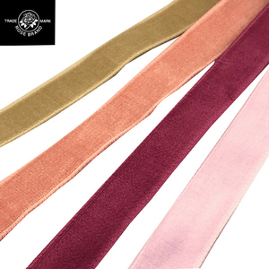Cotton Double Faced Velveteen <b>Ribbon</b> Premium Quality Fabric for Sewing Crafting and <b>Decorative</b> Purposes - Product Image 1