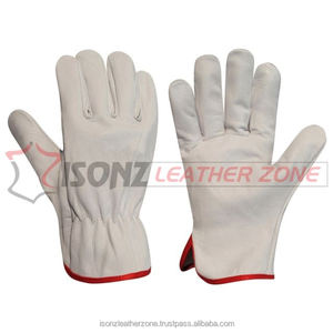 Isonz-guantes de seguridad para conductores, de cuero, zona - Product Image 1