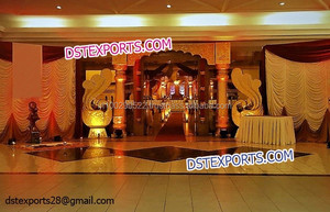 Puerta de bienvenida de boda con estatua de elefante, decoración de entrada de boda clásica, decoración de puerta de bienvenida de boda india - Product Image 6