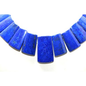 Lapis lazuli fantaisie forme lisse collier de pierres précieuses fabrication de bijoux qualité étonnante naturelle - Product Image 5