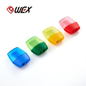 Diseño patentado 2 Agujero 8 10,5mm de alta calidad colorida hoja de acero de aula de la Escuela de plástico Sacapuntas de lápiz - Product Image 5