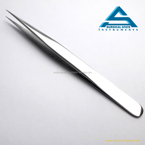 Pinzas de extensión de pestañas de titanio de Micro precisión, fórceps curvos angulares con revestimiento multicolor para dar forma a las cejas - Product Image 6