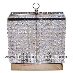 Nouveau lustre suspendu de table au design élégant pour salon, restaurant et hôtels, lustre suspendu en cristal décoré avec éclairage - Product Image 1