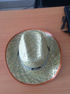 Venta al por mayor Sombrero Panamá de Paja Unisex-Estilo Rayas Patrón Liso - Product Image 6