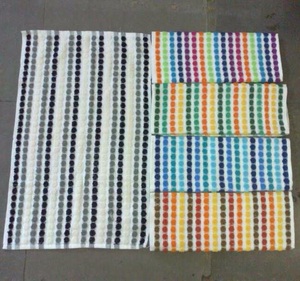 Toallas de cocina cuadradas de algodón Jacquard 100% acabado suave Tejido estilo Dobby secado rápido para regalo en el hogar y uso en hoteles - Product Image 4