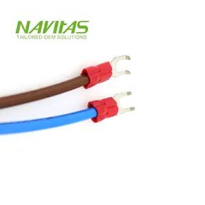 Terminal OEM Faston con conector JST 18awg Conjunto de cable de puesta a tierra