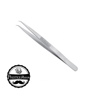 Pince à épiler d'extension de cils en acier inoxydable à pointe C-curve - Product Image 4