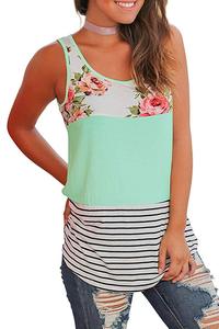 Camiseta sin mangas estampada de verano para mujer, equipo de entrenamiento de Yoga Fitness de talla grande - Product Image 5