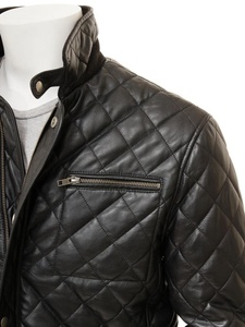 Blazer en cuir pour hommes, de haute qualité, nouveau Design populaire - Product Image 3