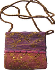 Pochette tapisserie téléphone portable faite à la main broderie tissu sac à main étui bracelet en cuir collier petite pochette designG - Product Image 3