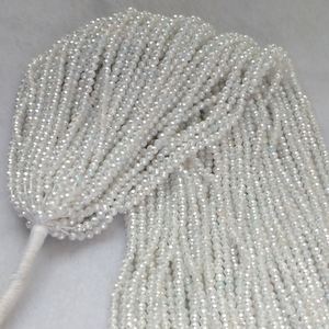 Perlas redondas blancas, 2-3mm, fabricación y suministro de piedras, venta al por mayor - Product Image 4