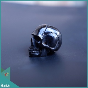 Horn Skull Carved Pendant Beads 100% From Horn Carefully Handmade in Bali <b>for</b> <b>Jewelry</b> <b>Making</b>/ Artisan Supply - Product Image 3
