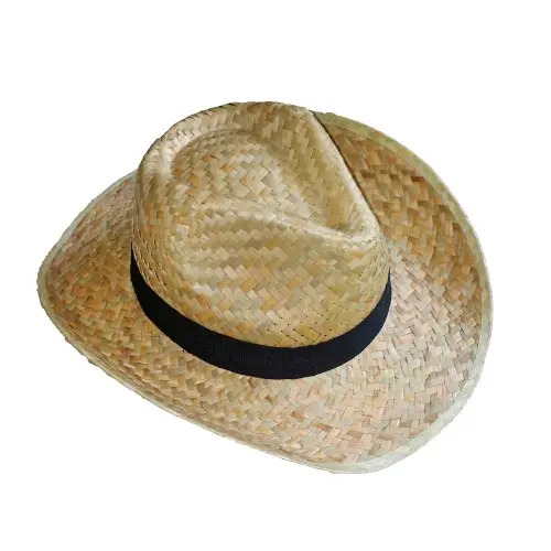 Chapeau de vache garçon-chapeau de paille-nouveau chapeau de feuille de palmier à la mode-jonc de mer pour hommes et femmes 2023
