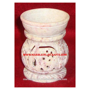 Sculpté à la main Stéatite Aroma Brûleurs À Huile - Product Image 1