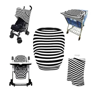 Multi Functional Baby Car Seat Cover Canopy Feeding Nursing Baby Shopping Cart Cover