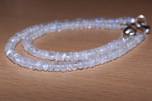 สร้อยข้อเท้าพลอยสีรุ้งประกายเพชรธรรมชาติแท้สีฟ้าประกายรุ้งประดับอัญมณี92.s กำไลข้อมือเงินสเตอร์ลิง - Product Image 6