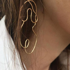 Pendientes de gota abstractos populares encantadores temperamento artístico - Product Image 2