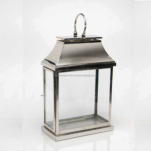 Classic <b>Candle</b> <b>Holder</b> Antique Rustic Vintage Stainless Lantern Steel <b>Garden</b> and Home Lantern Outdoor Gold <b>Candle</b> Lantern - Product Image 1