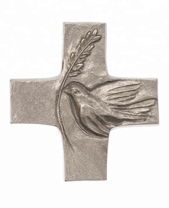 Crucifijo de Cruz religiosa colgante antiguo - Product Image 6