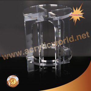 Table gigogne en acrylique transparent personnalisée chaise de bureau en acrylique - Product Image 1