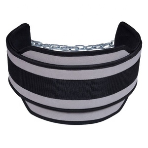 GAF Weightlifting Dip Belt Neoprene Gym Support Straps Wraps Chain <b>Plus</b> <b>Size</b> Non-Slip Unisex Custom Logo Available Custom <b>Sizes</b> - Product Image 2