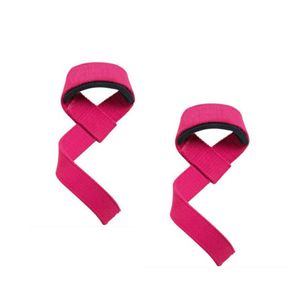 GAF COTTON LIFTING STRAP BANDAG FITNESS GEAR WRIST <b>BANDS</b> PAIN <b>RELIEF</b> COTTON WEIGHT LIFTING STRAP HAND WRIST BAR SUPPORT STRAP - Product Image 2