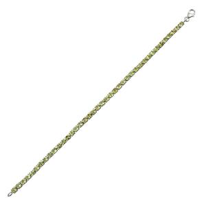 Bracelet tennis de luxe en argent sterling 925 plaqué or rose avec topaze bleu ciel naturelle - Product Image 3